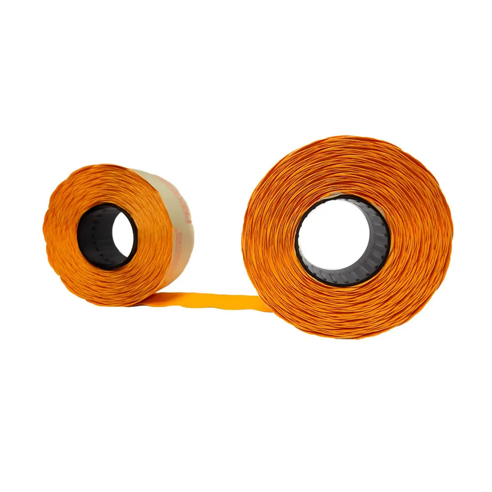 Etichete autoadezive cu adeziv permanent, dimensiune 26×16mm, colturi rotunjite, 1000 etic/rola, portocaliu fluorescent
